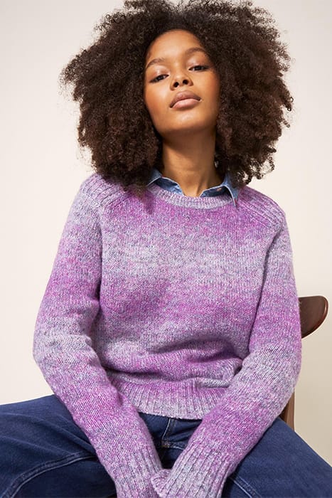 SPACE DYE JUMPER PURPLE 4