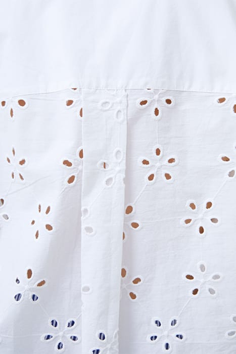 BRODERIE MIX L/S POPOVER WHITE 4