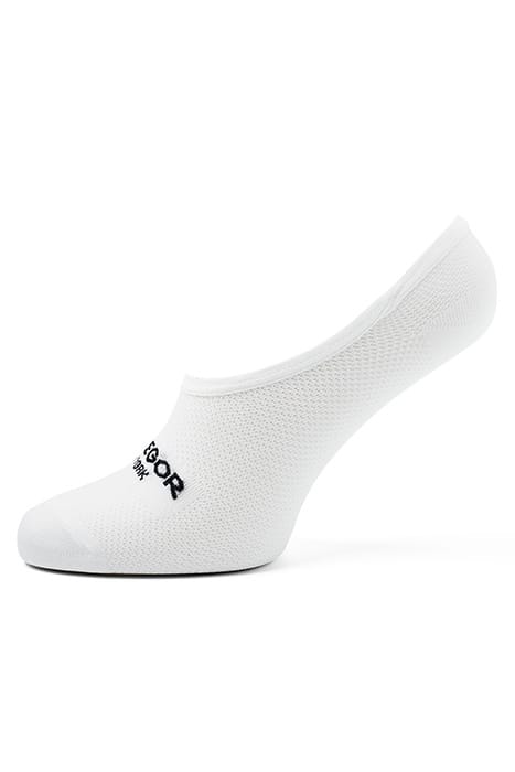 NEW YORK FOOTIES 6-PACK WHITE WITH ANTI-SLIP WHITE 3