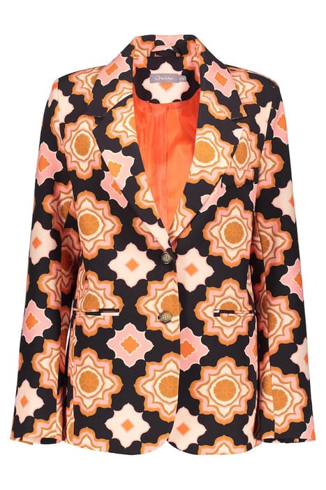 BLAZER PRINTED ORANGE/PINK/BLACK 1