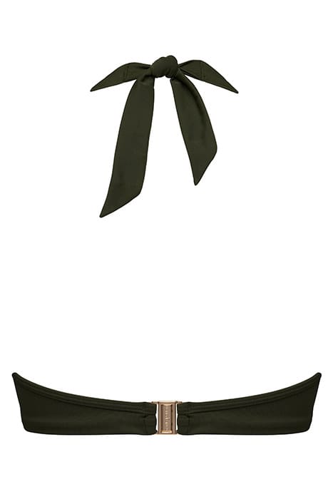 ROYAL NAVY SEAWEED GREEN PLUNGE BALCONY BIKINI TOP 5
