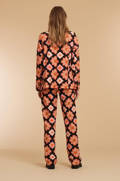 BLAZER PRINTED ORANGE/PINK/BLACK 4