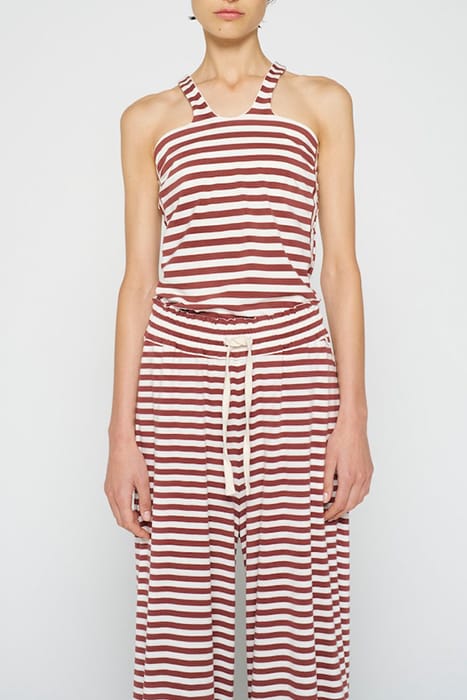SPORTY WRAPPER STRIPES WARM WHITE/BURGUNDY 1