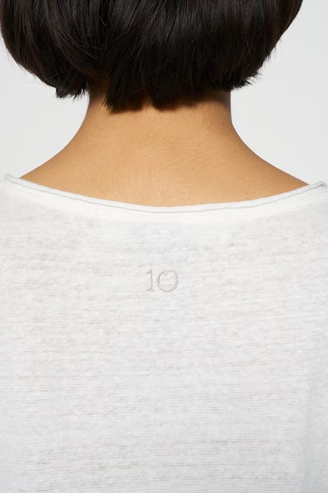 LINEN TEE DIP DYE PALE LILAC 6