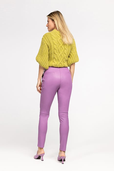 PAULA STRETCH LEATHER WILD ROSE 2