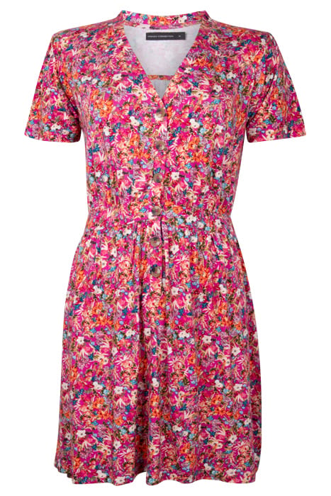 BLOSSOM TEE DRESS SHORT WILD ROSA 1