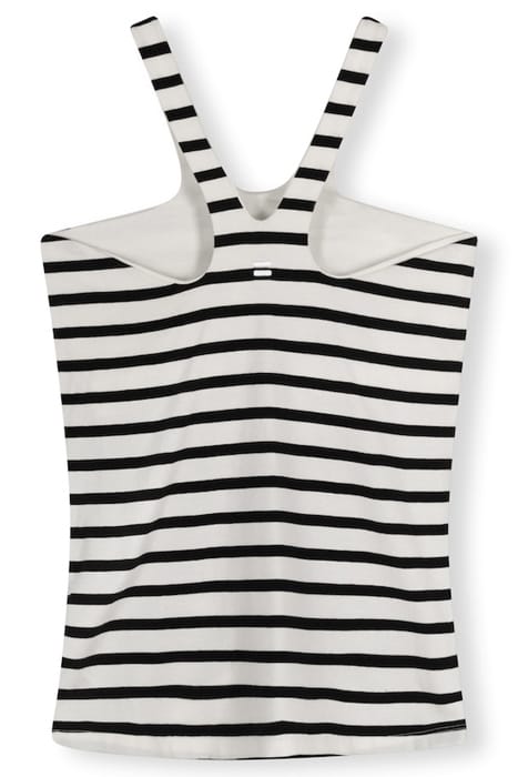 SPORTY WRAPPER STRIPE ECRU/BLACK 5