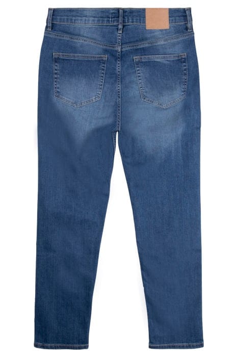 HIGH RISE SLIM STRAIGHT JEAN BLUE MID 2