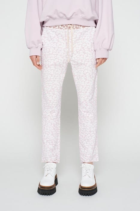 CROPPED JOGGER LEOPARD PALE LILAC 1