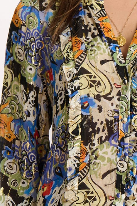 BLOUSE - GLEAMING GLORY MULTI COLOUR 7