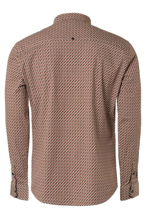 SHIRT STRETCH ALLOVER PRINTED DARK GREEN 5