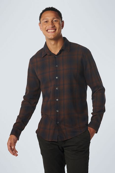 SHIRT CHECK BROWN 1