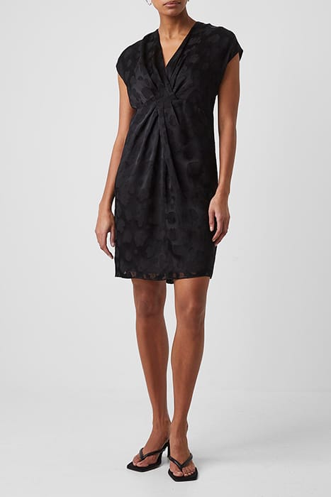 PF AIME SATIN BURNOUT TWST DRS BLACK 2