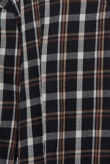 PANITA ORG CHECK POP OVR SHIRT MEDIUM/DARK CHECK MX 4