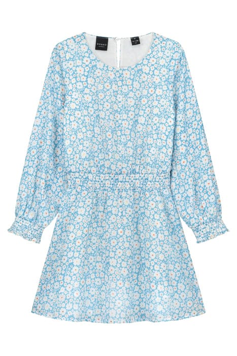 BELLA DRESS ATLAS BLUE 1