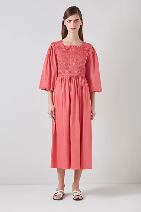 DR CALISTER SMOCK DRESS ROSE 1