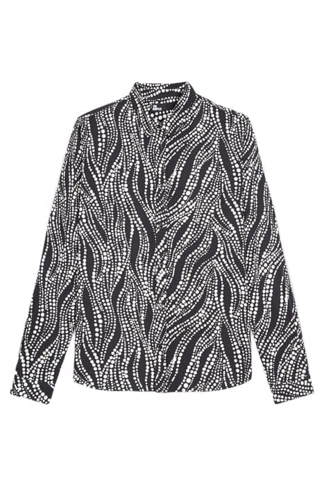 PRINTED SHIRT BLACK WHITE 5