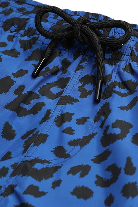 SWIMSUIT WITH A LEOPARD PRINT BLUE ELECTRIC 2