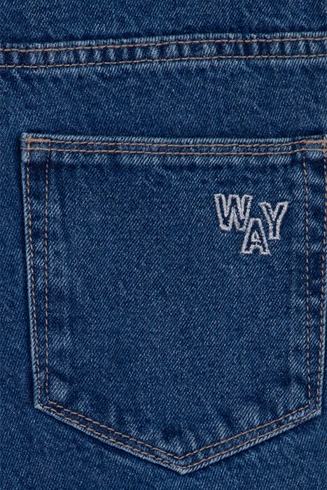GIRLS’ BLUE ORGANIC COTTON STRAIGHT JEANS 3