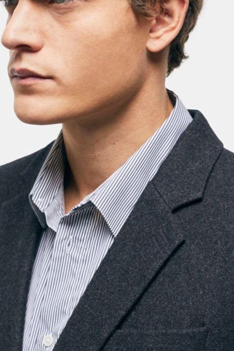 JACKET ONLY HERRINGBONE PATTERN DARK GREY 6