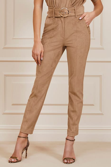 MARCIANO BY GUESS KASIA PANT TRUFFLE DUST LEATHER MULTI 1