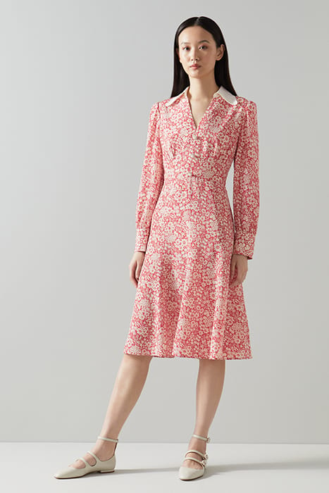 DR FLO MARGUERITE PRINT RED 1