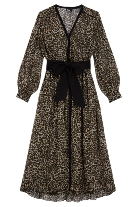 LONG LEO DRESS VISCOSE GGT LEOPARD 3