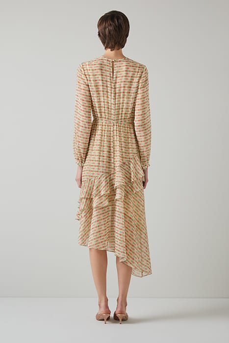 DR BEA BLOCK PRINT DRESS MULTI 2