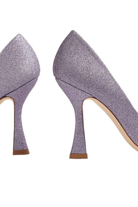 CC DAZZLE FLARED HEEL LILAC 5