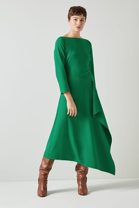 DR LENA - WATERFALL DRESS GREEN 4