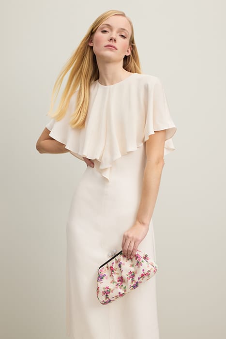DR SADIE CREPE DRESS IVORY 4