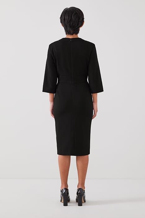 DR SKY - V NECK DRESS BLACK 2