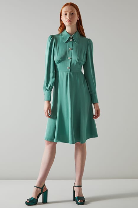 DR MIRA SATIN CREPE SAGE 1