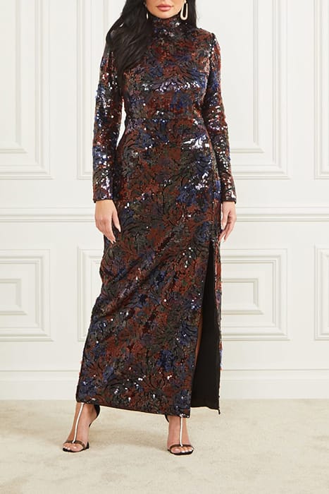 MARCIANO BY GUESS JASMINE LONG DRESS DELIGHT SEQUINS 1