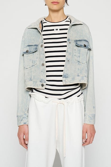 WASHED CROPPED JACKET 1