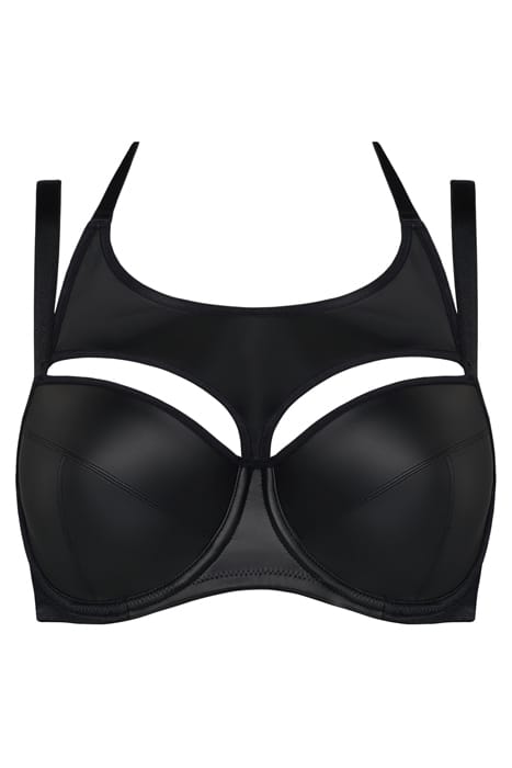 VELOCITY BLACK PLUNGE BALCONY BRA 2