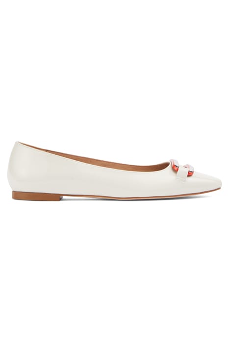 CAYDEN SQUARE BALLERINA SHOES CREAM 1
