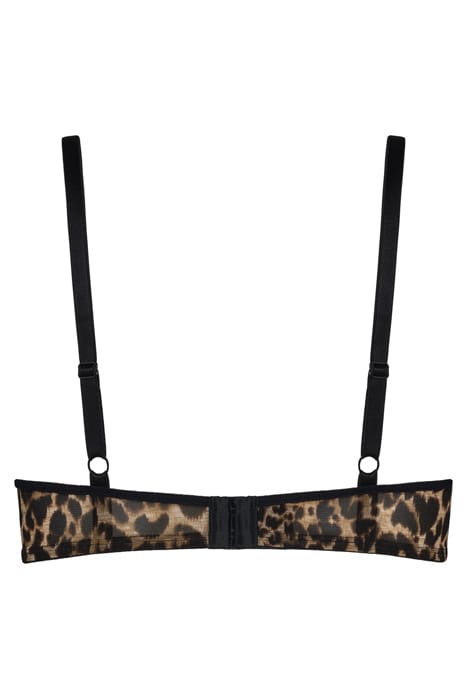 VIXEN LEOPARD PRINT PLUNGE BALCONY BRA 4
