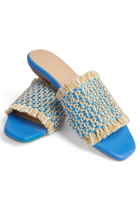 FLS MULE BLUE/CREAM 3