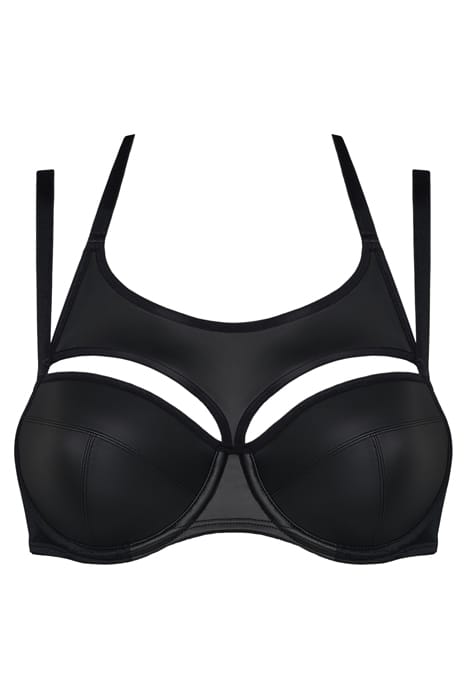 VELOCITY BLACK PLUNGE BALCONY BRA 3