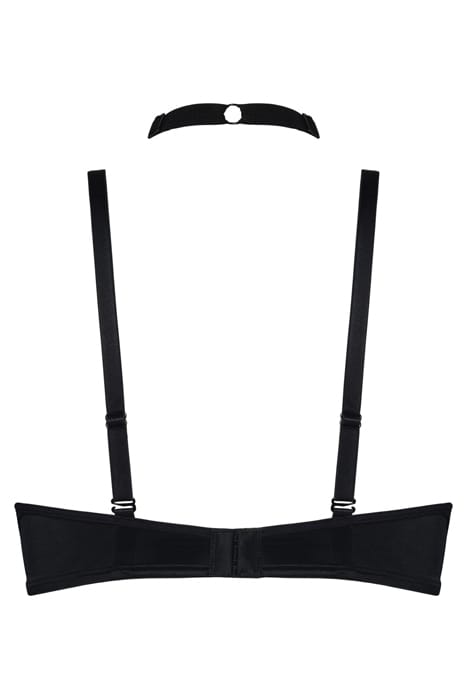 HEARTBREAKER BLACK MESH AND SAND PUSH UP BRA 5