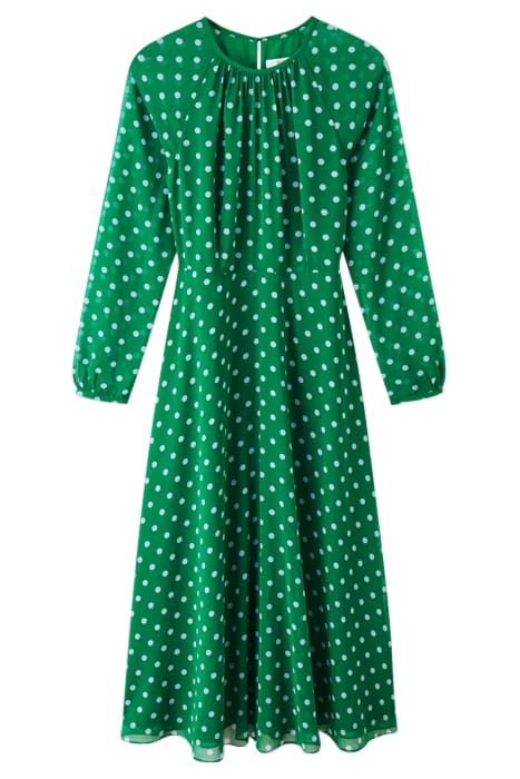 ADDISON - MIDI DRESS GREEN/BLUE 3