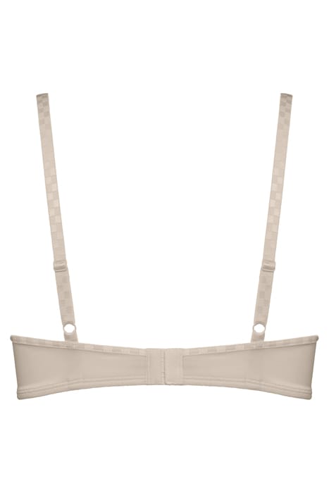 SPACE ODYSSEY CHECKERED IVORY BALCONY BRA 2