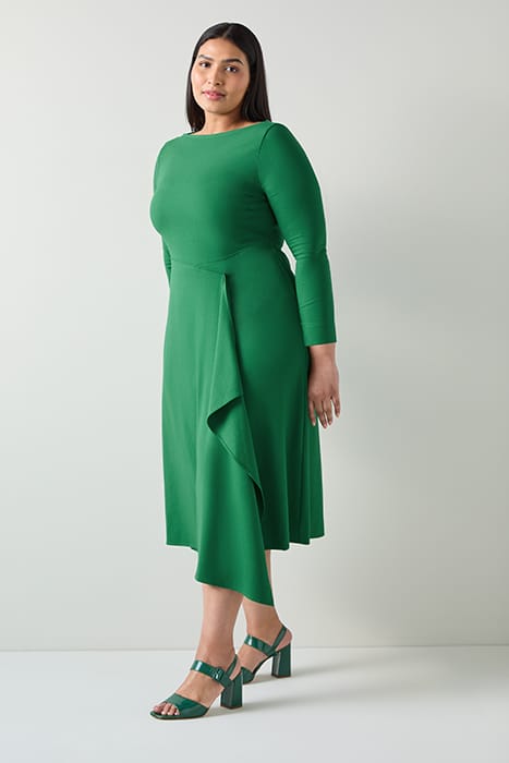 LENA - MIDI DRESS GREEN 3