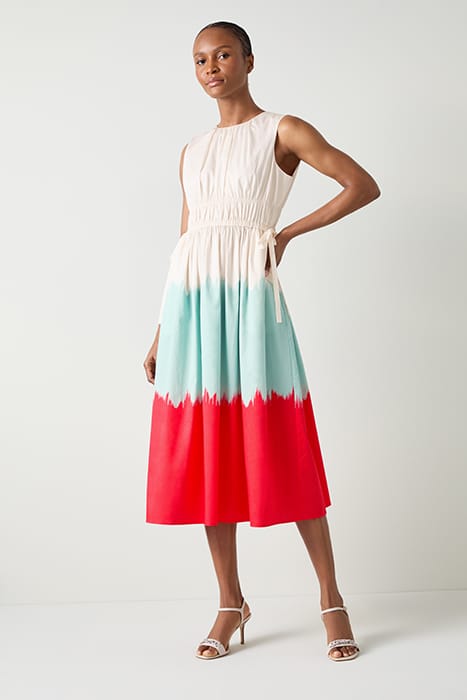 VIOLA DIP MIDI DRESS NEUTRAL 4