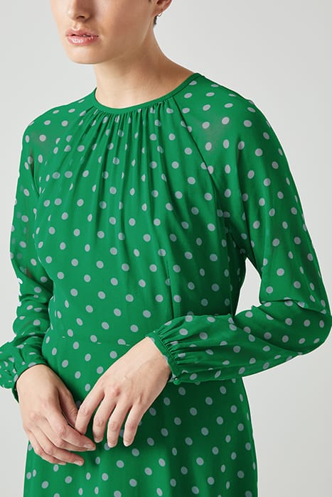 ADDISON - MIDI DRESS GREEN/BLUE 5