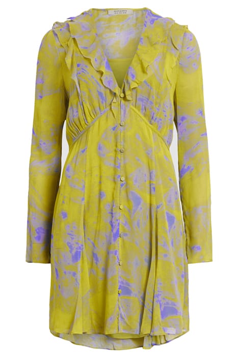 LINI INSPIRAL DRESS ZEST LIME GREEN 4