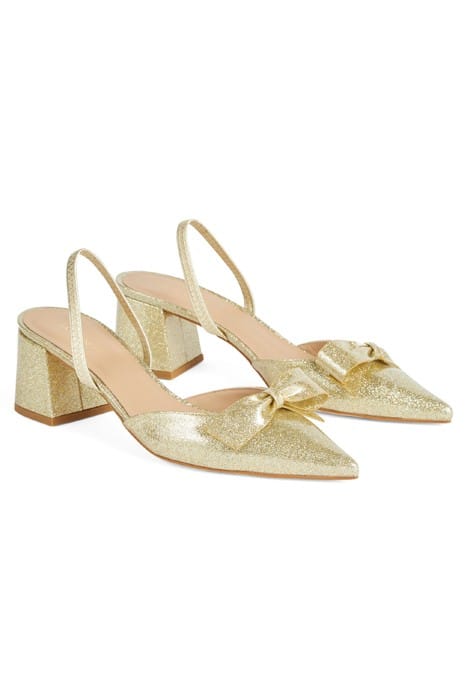 CADENCE BOW MULE GOLD 2