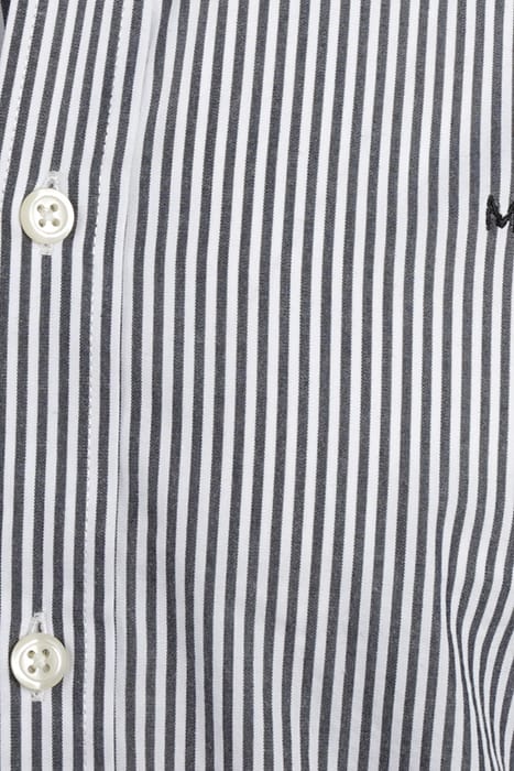 STRIPED POPLIN SHIRT NAVY 5