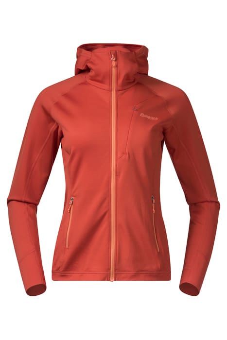 SKALAND HOOD W JACKET BRICK 1